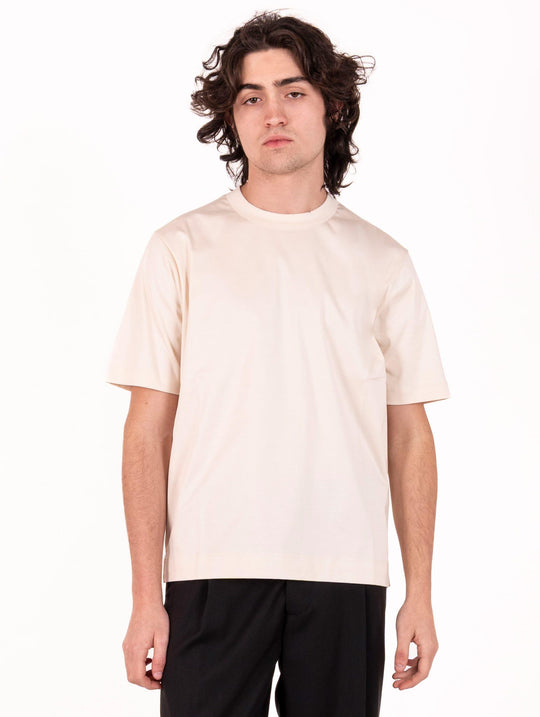 T-Shirt Daniele Fiesoli in Cotone Gardenia