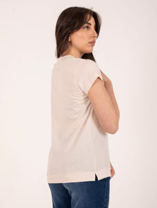 T-shirt Daniele Fiesoli in Cotone Latte