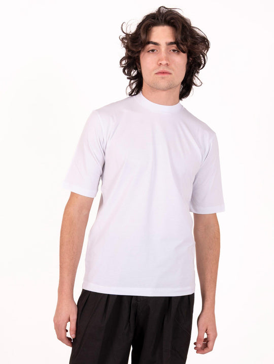T-Shirt Daniele Fiesoli in Cotone Stretch Bianca