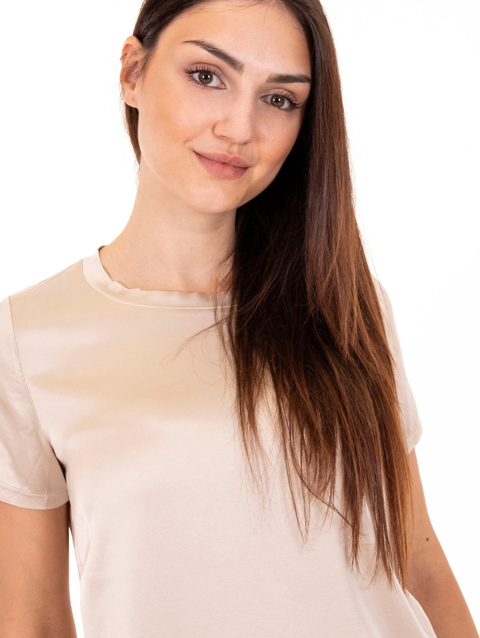 T-shirt Daniele Fiesoli in Viscosa Stretch Lana