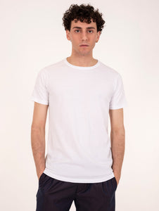 T-shirt Four Stroke in Cotone Bianco