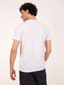 T-shirt Four Stroke in Cotone Bianco