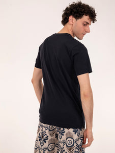 T-shirt Four Stroke in Cotone Navy