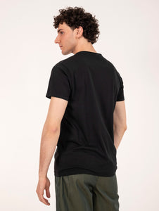 T-shirt Four Stroke in Cotone Nero