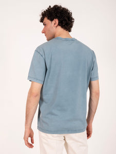 T-Shirt M/M Roberto Collina in Cotone Avio