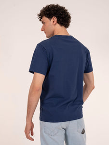 T-shirt Palm Roy Roger's in Cotone Blu