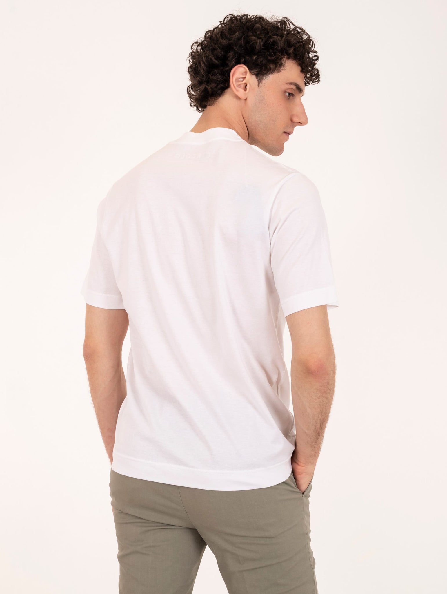 T-shirt Taschino Circolo 1901 in Cotone Bianca