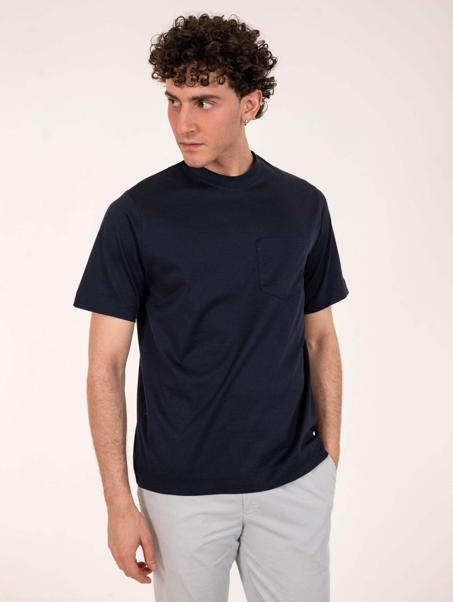 T-shirt Taschino Circolo 1901 in Cotone Blu