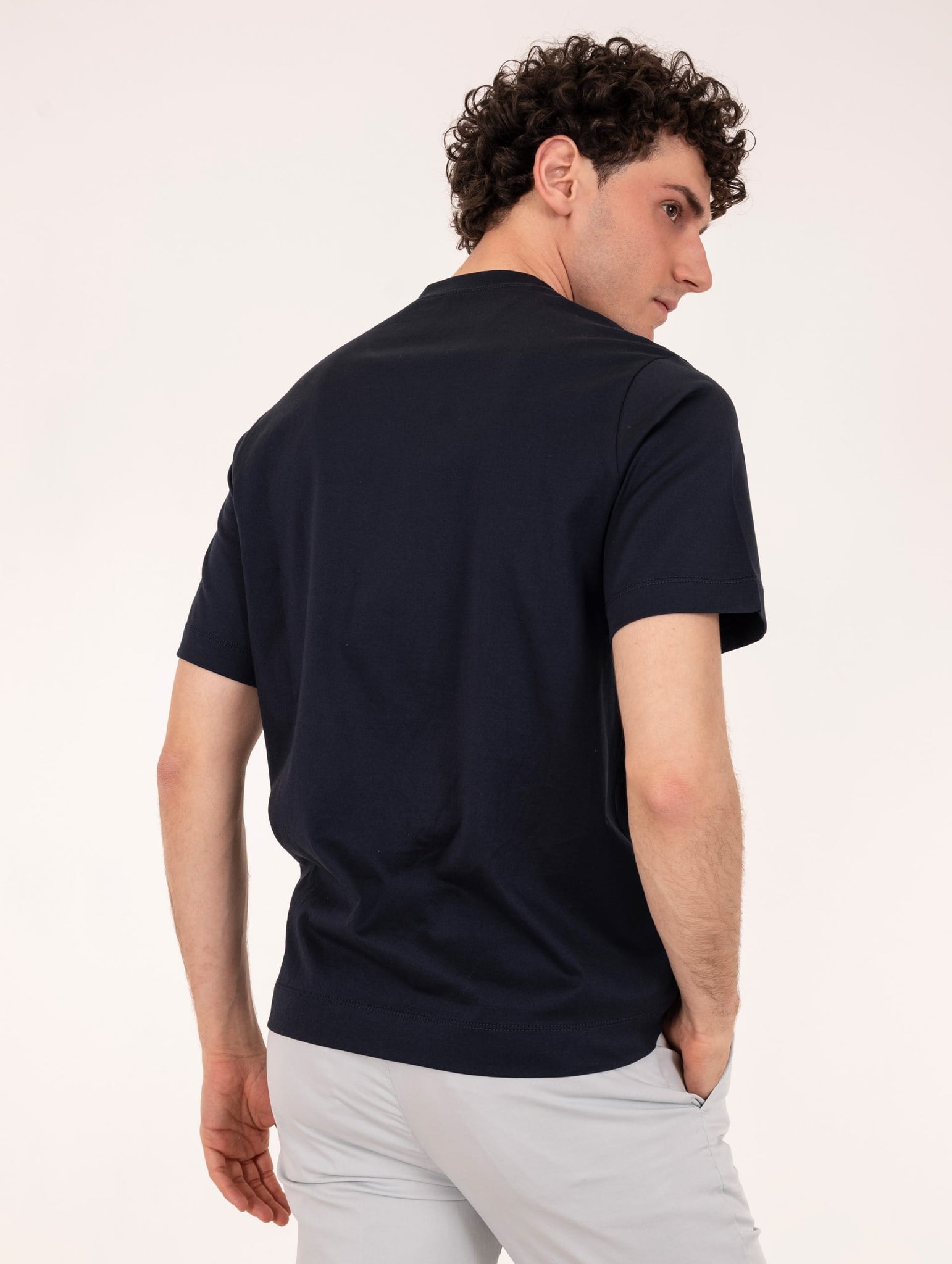 T-shirt Taschino Circolo 1901 in Cotone Blu