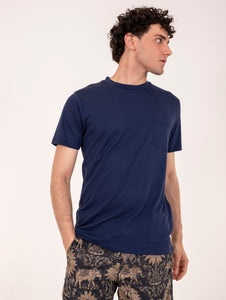 T-shirt Taschino Four Stroke in Cotone Blu