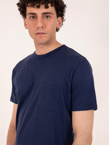 T-shirt Taschino Four Stroke in Cotone Blu