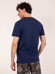 T-shirt Taschino Four Stroke in Cotone Blu