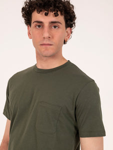 T-shirt Taschino Four Stroke in Cotone Militare