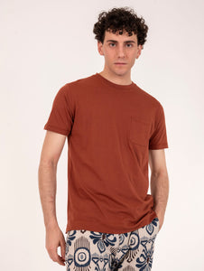 T-shirt Taschino Four Stroke in Cotone Ruggine