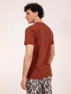 T-shirt Taschino Four Stroke in Cotone Ruggine