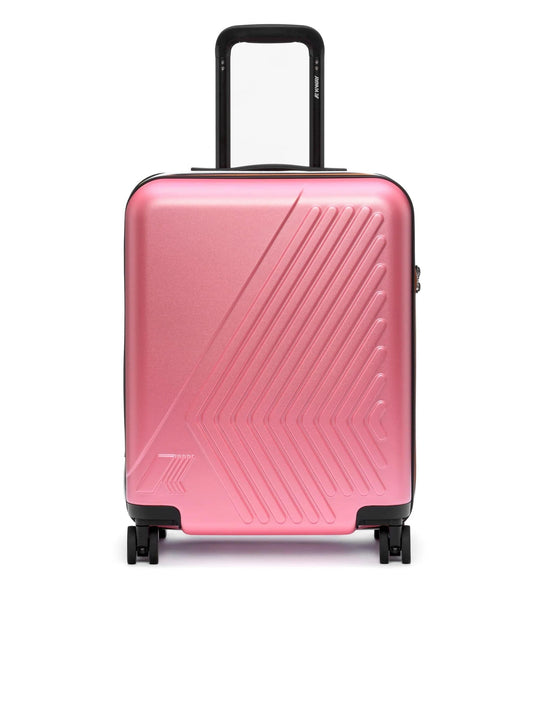 Hartschalen-Trolley K-Way aus Polycarbonat Rosa