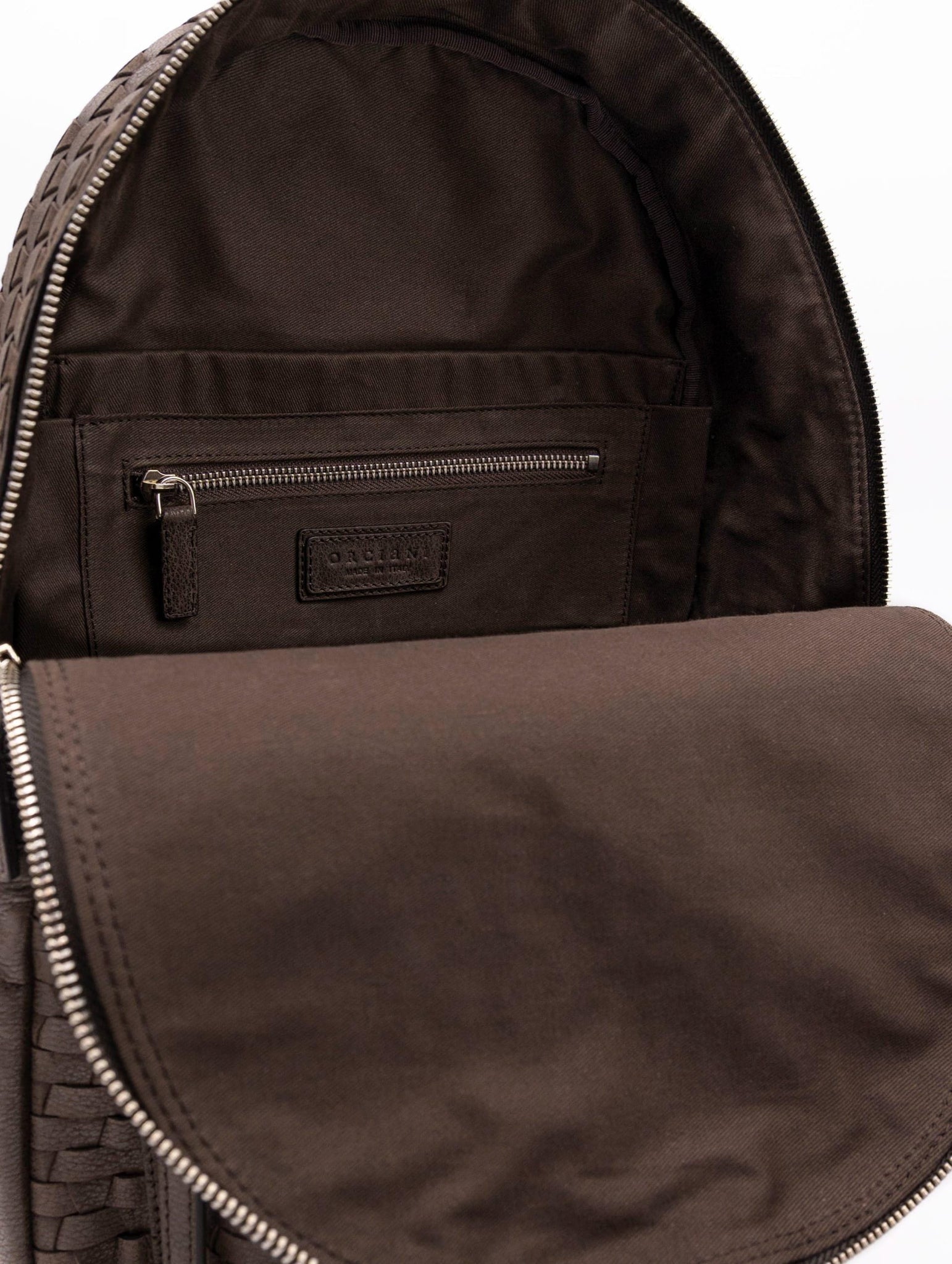 Zaino Laio Chevrette Orciani in Pelle Testa di Moro