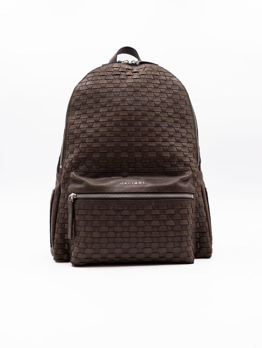 Zaino Laio Chevrette Orciani in Pelle Testa di Moro