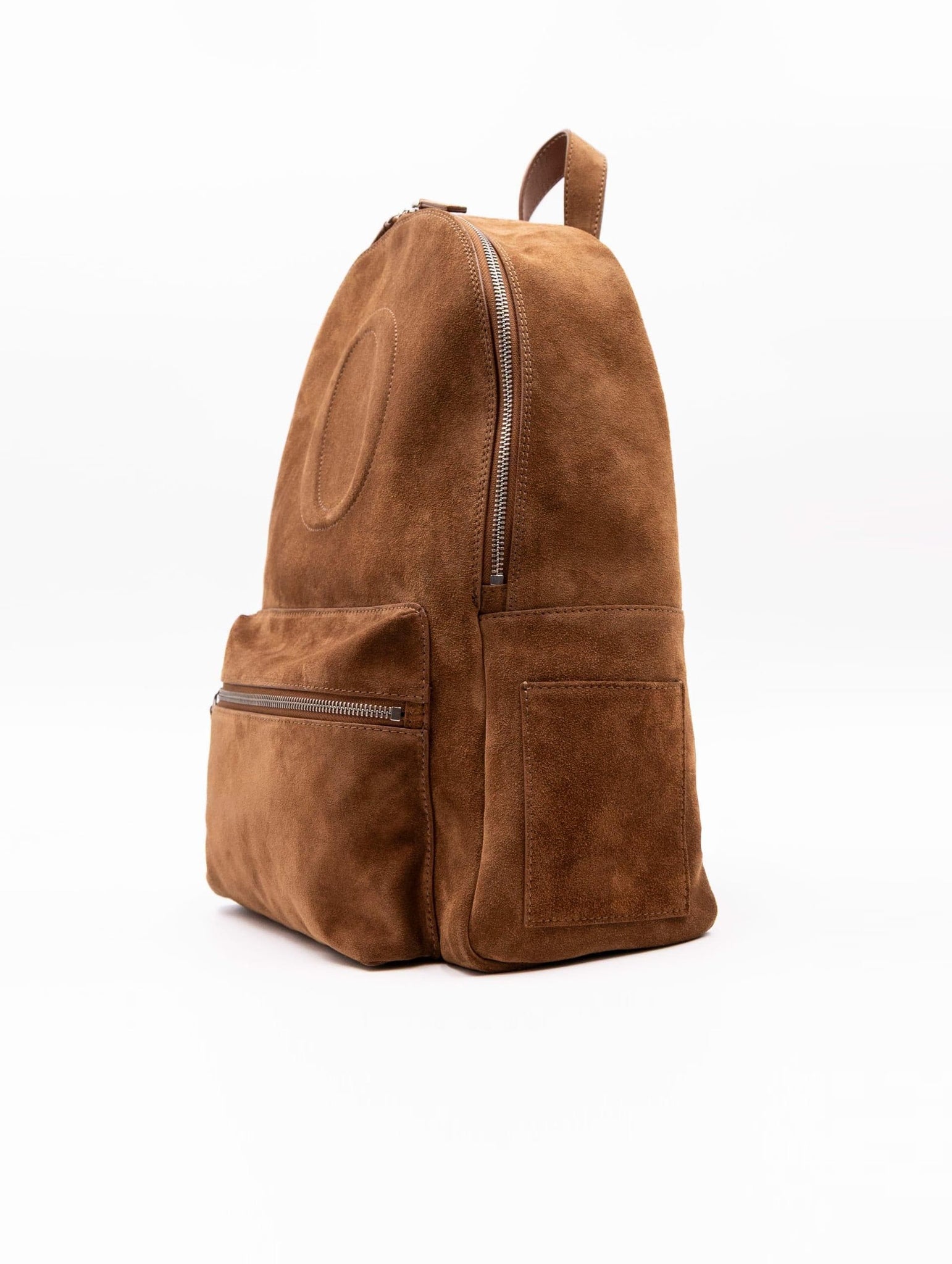 Zaino Laio Peach Orciani in Suede Cognac