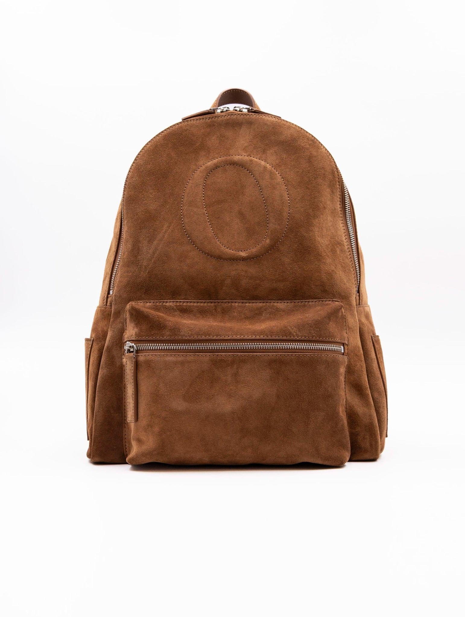 Zaino Laio Peach Orciani in Suede Cognac