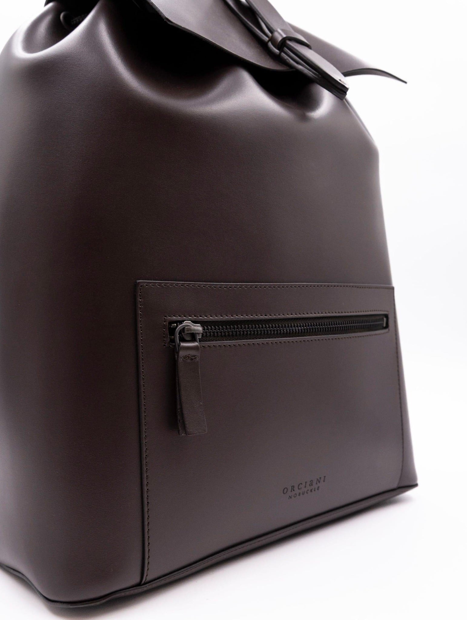 Zaino Nobuckle Orciani Alba in Pelle Testa di Moro