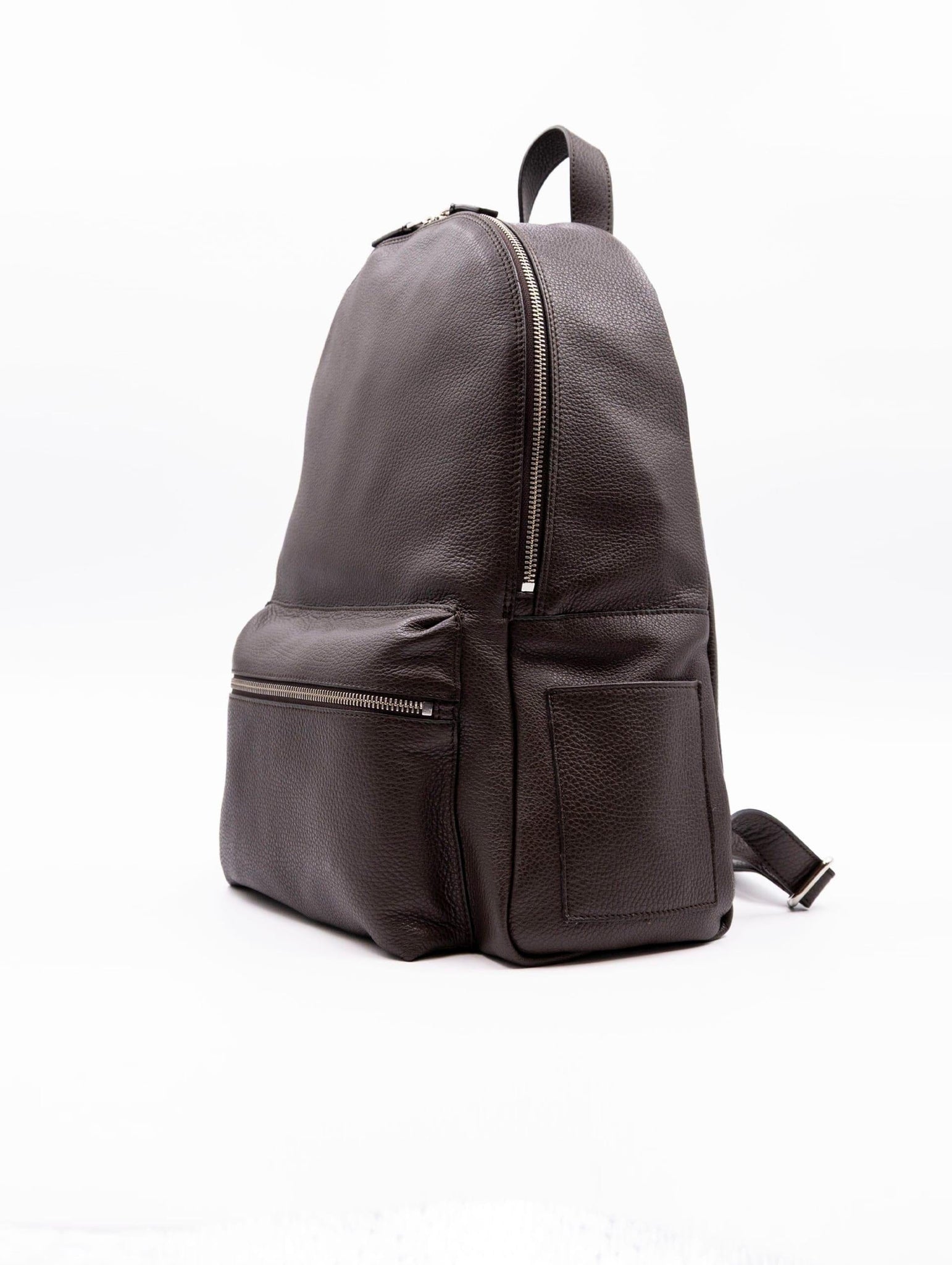 Zaino Orciani Micron in Pelle Ebano