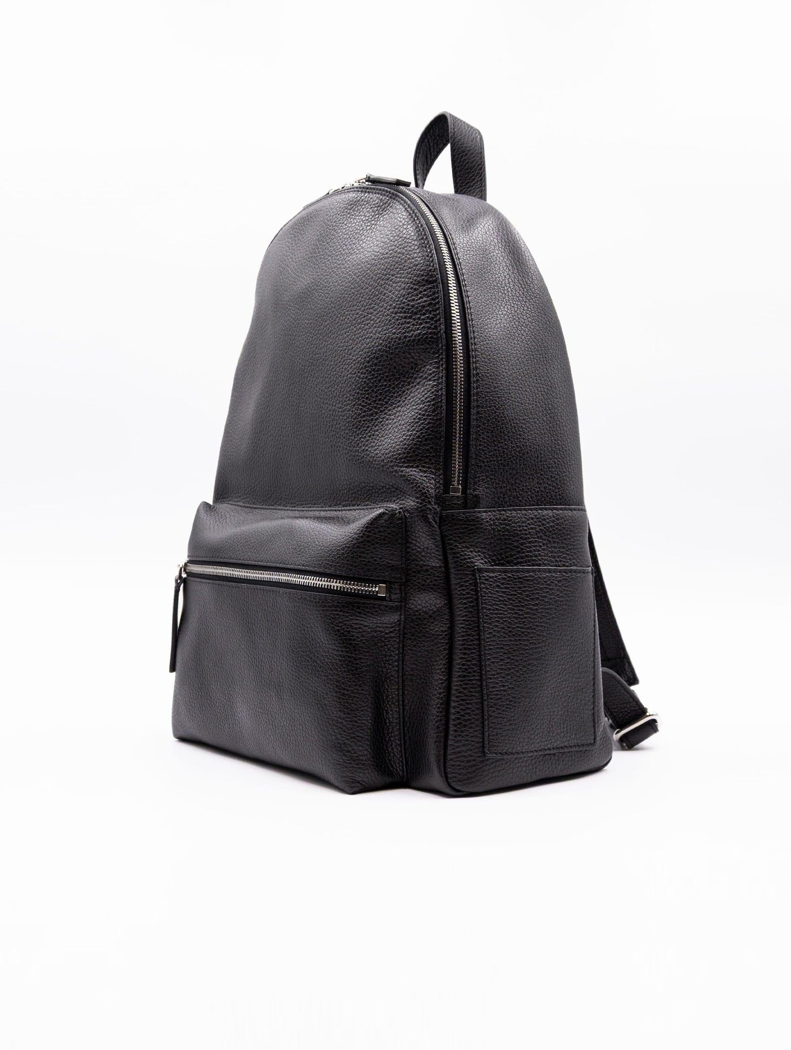 Zaino Orciani Micron in Pelle Nero
