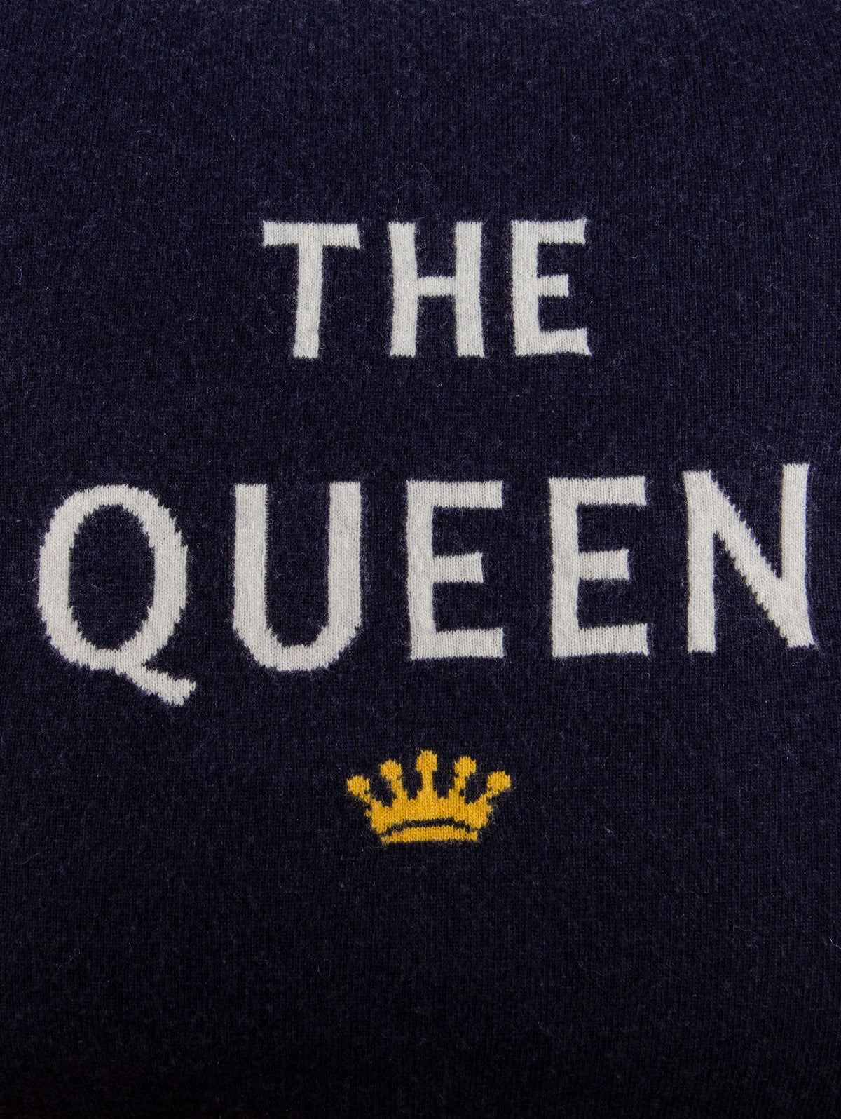 Altea Cushion with The Queen Embroidery