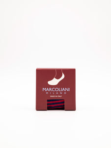 Fantasmini Marcoliani Invisible Touch in Cotone a Righe Rosso e Blu