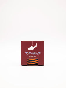 Fantasmini Marcoliani Invisible Touch in Cotone a Righe Arancione e Blu
