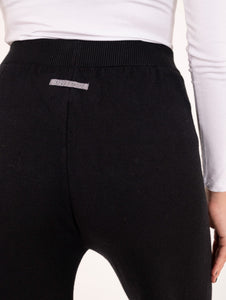 Pantalone Brand Unique in Maglia Nero