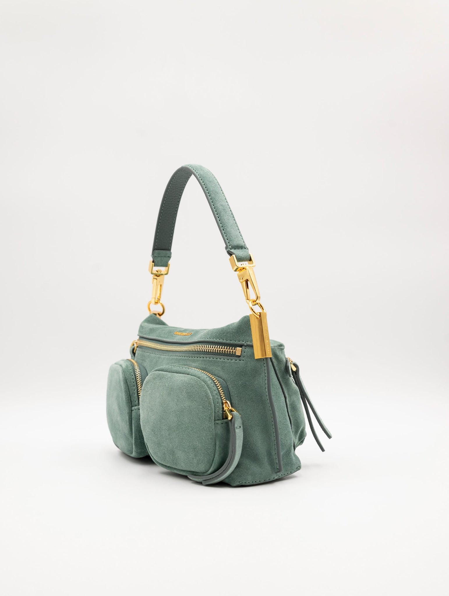 Minibag Hyle Coccinelle in Suede Verde