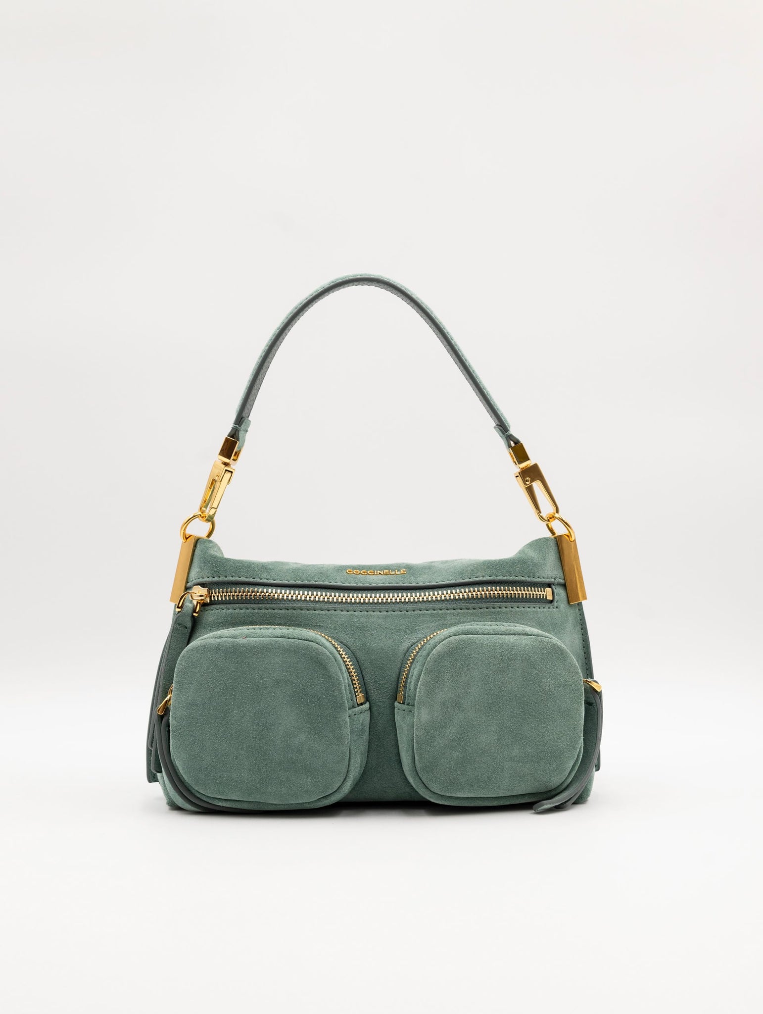 Minibag Hyle Coccinelle in Suede Verde