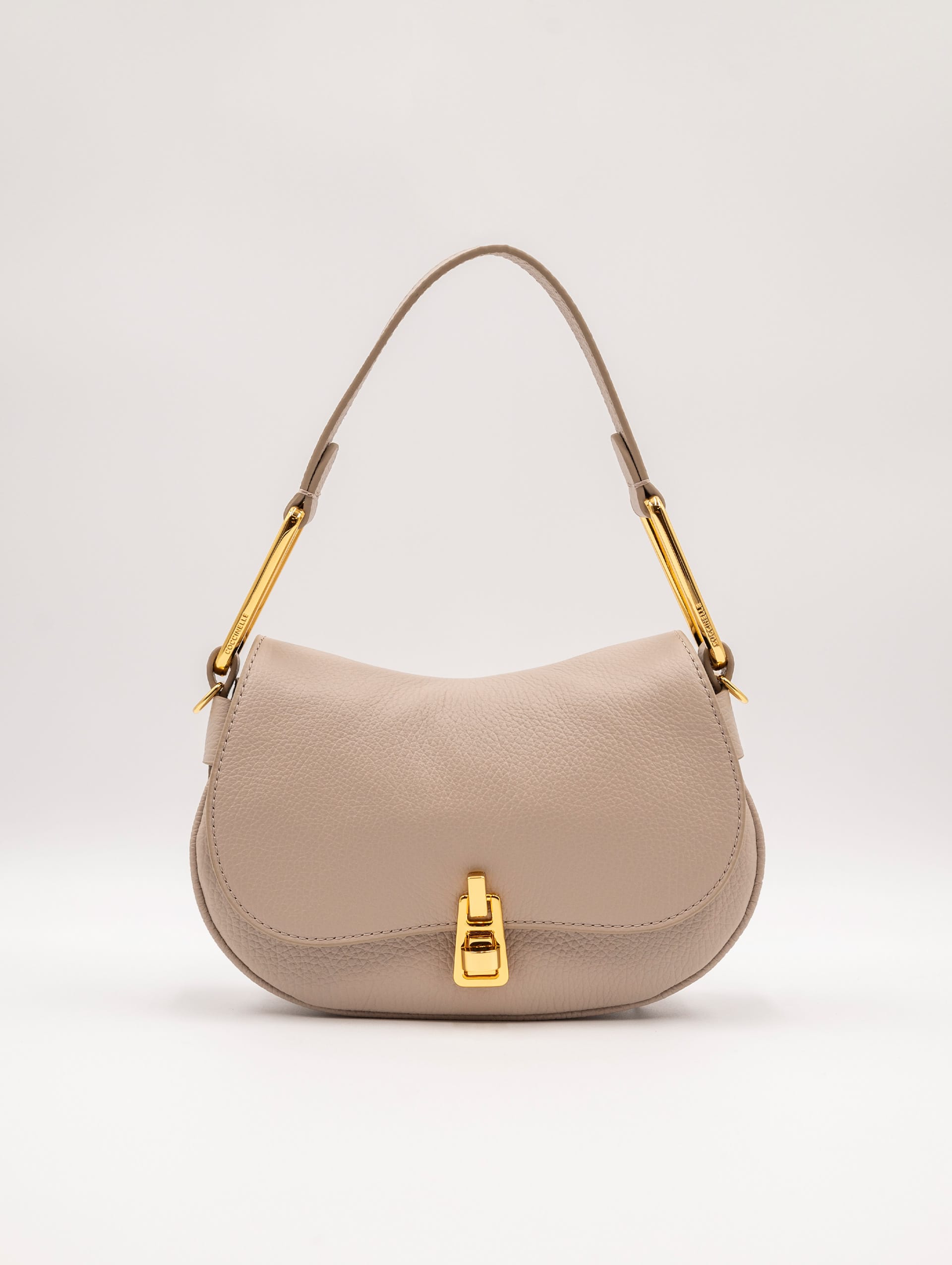 Minibag Magie Soft Coccinelle in Pelle Martellata Beige