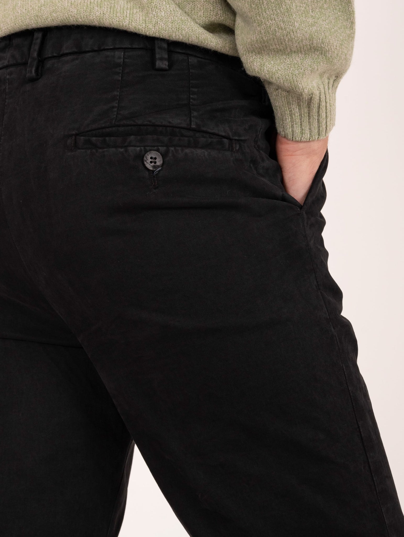 Pantalone Devore Well Fit in Cotone Nero