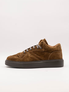 Sneaker Doucal's in Suede Tabacco