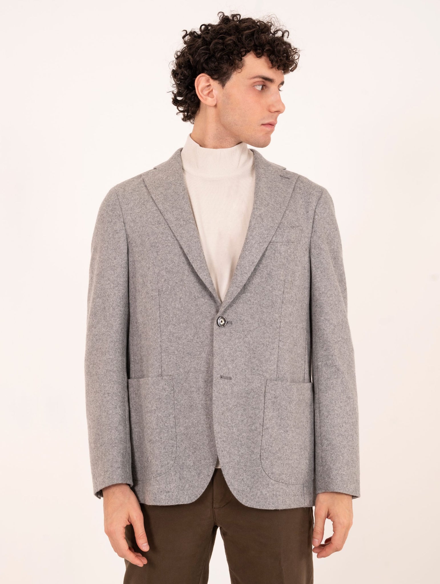 Giacca Four Stroke in Cashmere Grigia