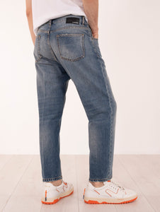 Jeans Lardini in Cotone Denim Medio