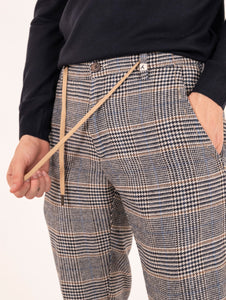 Pantalone Myths in Cotone e Lana Check