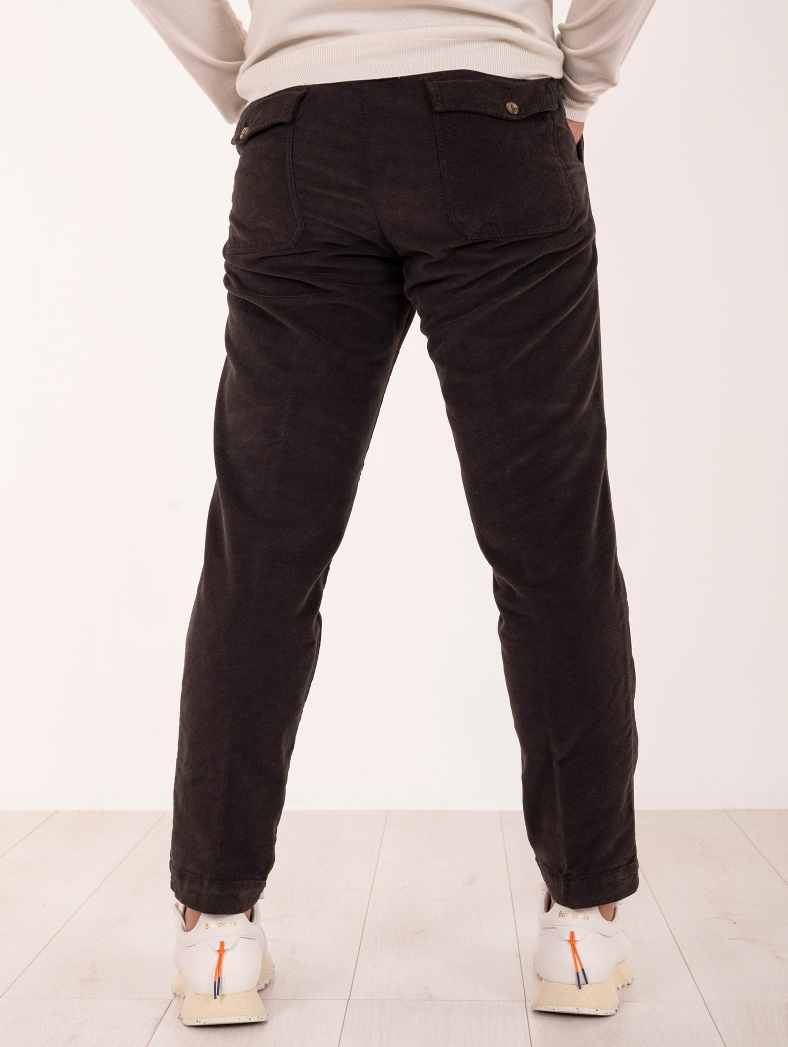 Pantalone Myths in Velluto a Coste Marrone