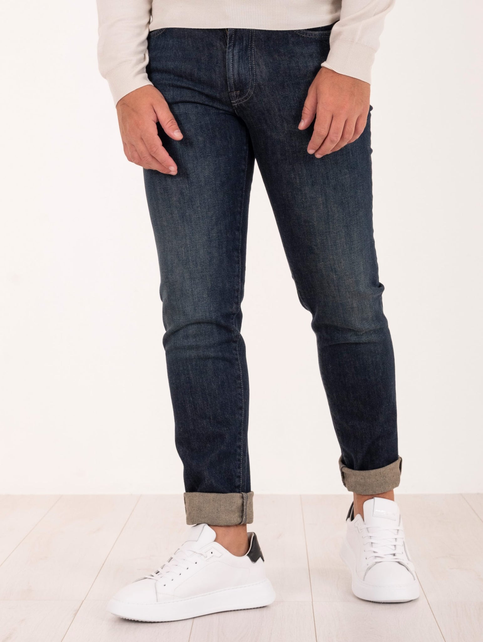 Jeans Roy Roger's Special Deep Blue in Denim Scuro