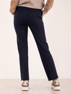 Pantalone Via Masini 80 in Viscosa Navy