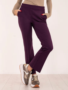 Pantalone Via Masini 80 in Viscosa Viola