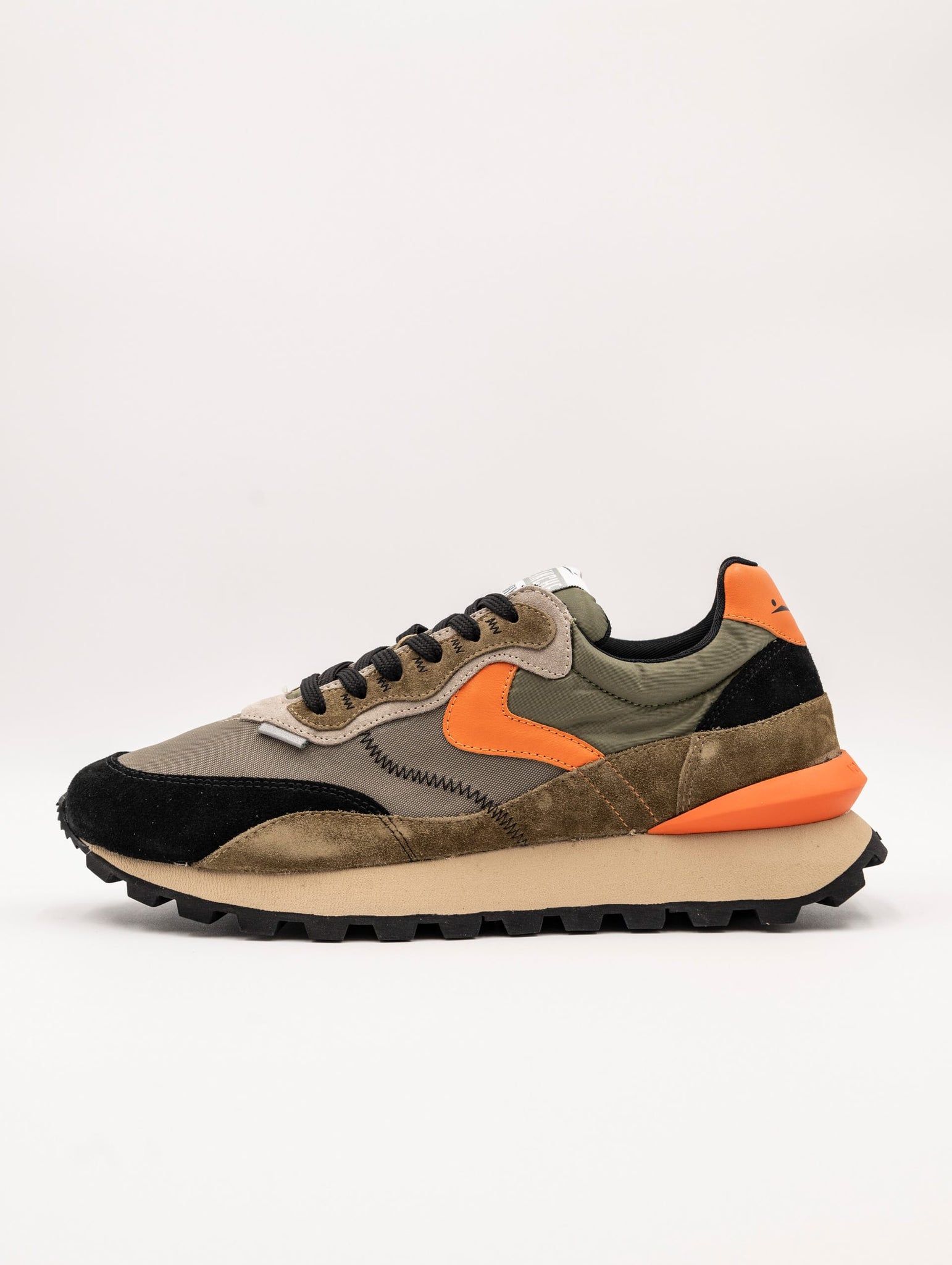 Sneakers Voile Blanche Qwark Hype Man Militare e Nero