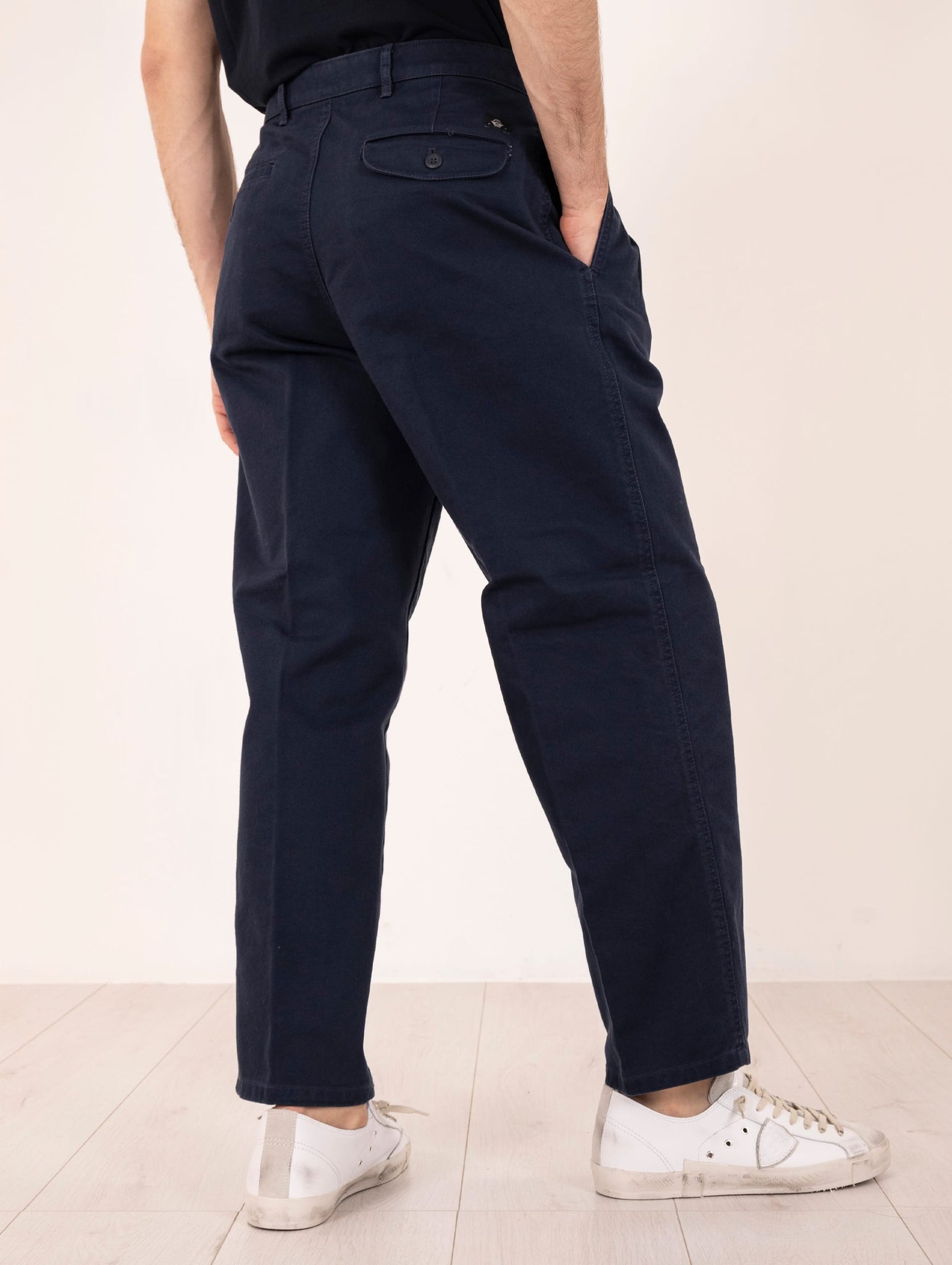 Pantalone Relaxed Dockers in Cotone Riciclato Navy