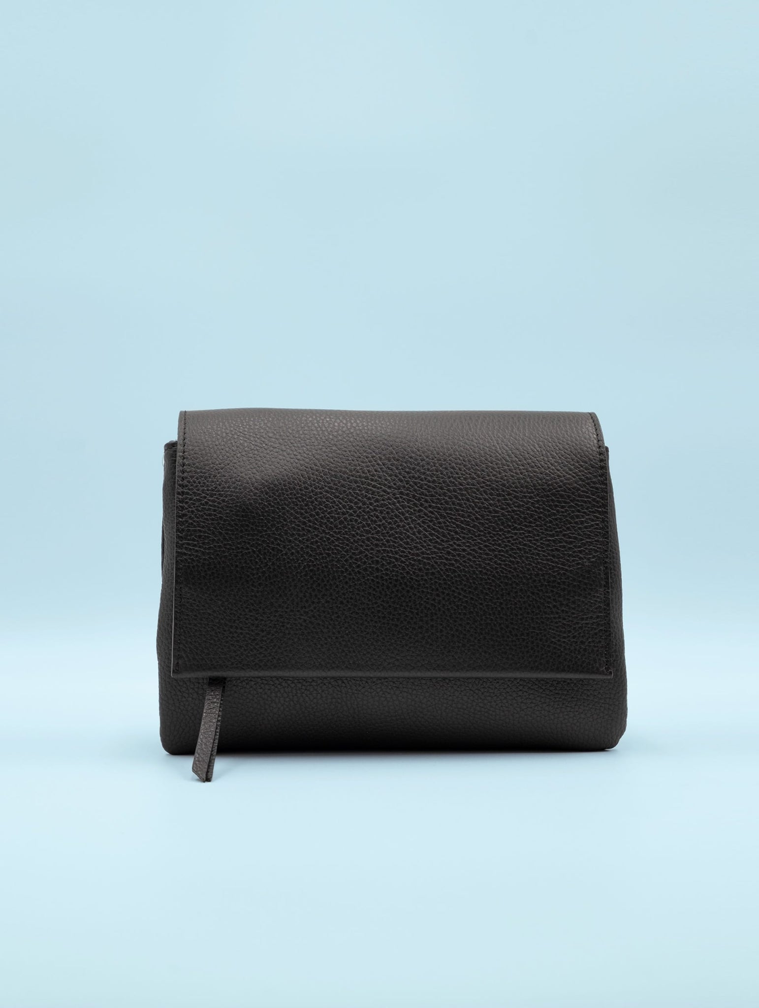 Borsa Three Gianni Chiarini in Pelle Martellata Nera