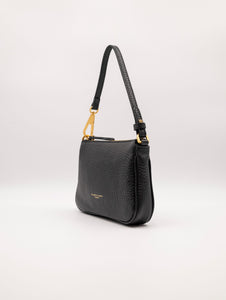 Minibag Brooke Gianni Chiarini In Pelle Martellata Nera