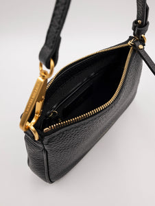 Minibag Brooke Gianni Chiarini In Pelle Martellata Nera