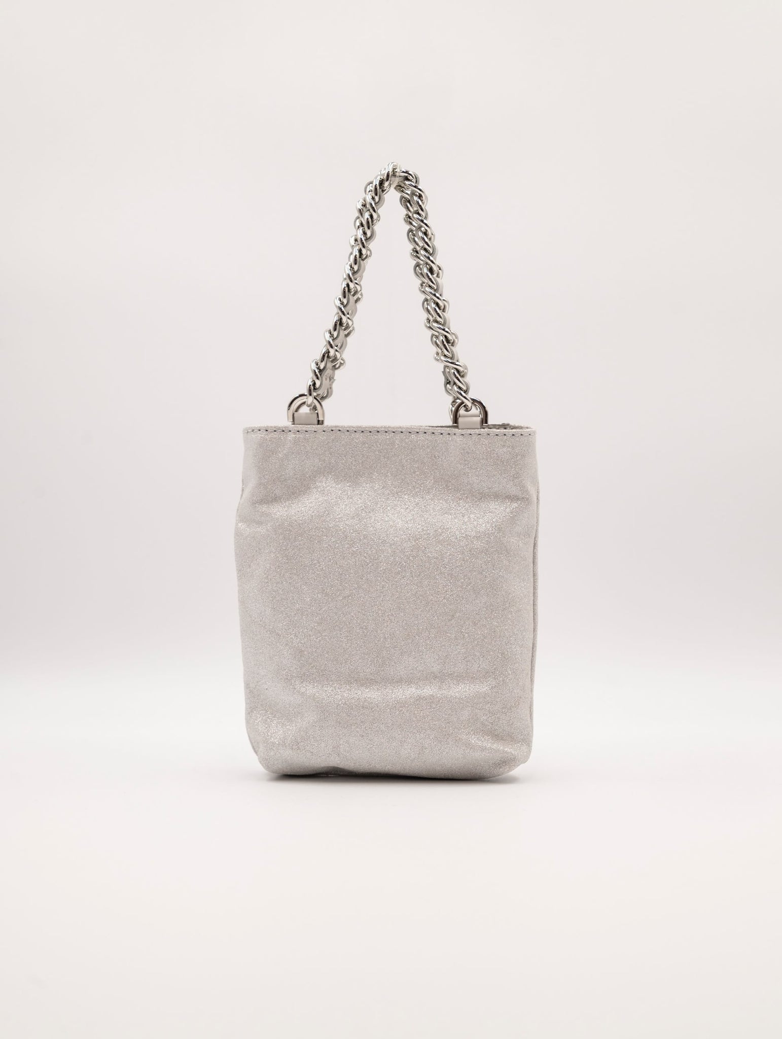 Minibag Camilla Gianni Chiarini in Pelle Lurex Argento