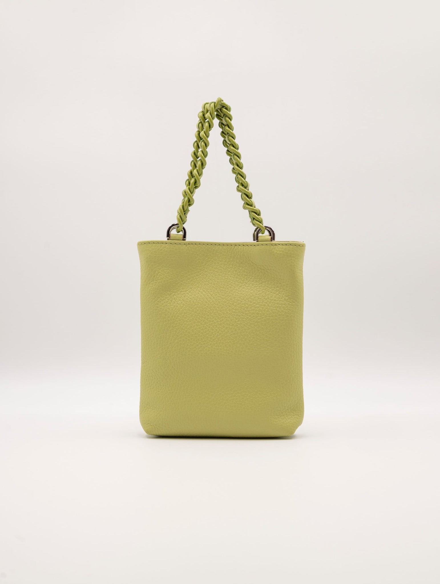 Minibag Camilla Gianni Chiarini in Pelle Martellata Verde Chiaro